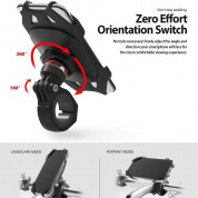 Ringke Spider Grip Bike Mount - поставка за велосипеди за смартфони до 15.8 см (черен) 4