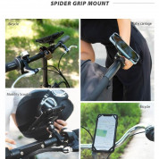 Ringke Spider Grip Bike Mount - поставка за велосипеди за смартфони до 15.8 см (черен) 8