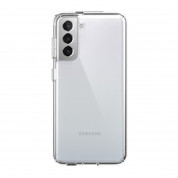 Speck Presidio Perfect Clear Case - удароустойчив хибриден кейс за Samsung Galaxy S21 (прозрачен) 1