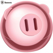 Baseus Little Fragrant Pig Fragrance Holder (SUXUN-XZ04) - ароматизатор за автомобил с формата на прасе и четири аромата (розов) 2