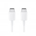 Samsung USB-C to USB-C Cable EP-DA905BW - кабел за устройства с USB-C порт (100 см) (бял) (bulk) 1