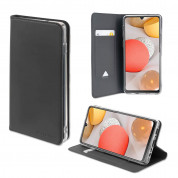 4smarts Flip Case URBAN Lite - кожен калъф с поставка и отделение за кр. карта за Samsung Galaxy A42 5G (черен)