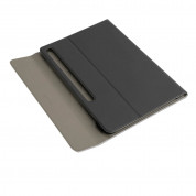 4smarts Flip Case DailyBiz - кожен калъф с магнитно захващане за Samsung Galaxy Tab S8 Plus, Galaxy Tab S7 Plus (черен) 3