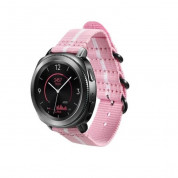 Samsung Premium Nato Band GP-R600BREECAF - оригинална кожена каишка за Samsung Galaxy Watch и всеки часовник с 20мм захват (розов)