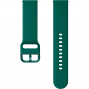 Samsung Sport Strap 20mm (ET-SFR82MGE) - оригинална силиконова спортна каишка за Samsung Galaxy Watch, Huawei Watch, Xiaomi, Garmin и други часовници с 20мм захват (зелен) 2