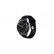 Tactical 234 Double Silicone Band 22mm - силиконова каишка за Samsung Galaxy Watch, Huawei Watch, Xiaomi, Garmin и други часовници с 22мм захват (черен) 3