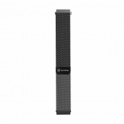 Tactical 360 Milanese Loop Magnetic Stainless Steel Band 20mm - стоманена, неръждаема каишка за Samsung Galaxy Watch, Huawei Watch, Xiaomi, Garmin и други часовници с 20мм захват (черен)