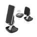 4smarts Desk Stand Compact for Smartphones - сгъваема поставка за бюро и гладки повърхности за смартфони (черен) 1