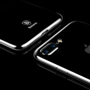 Baseus Simple Series Case - силиконов (TPU) калъф за iPhone SE (2022), iPhone SE (2020), iPhone 8, iPhone 7 (черен-прозрачен) 1