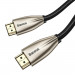 Baseus Horizontal 4K HDMI Male To 4K HDMI Male Cable (CADSP-B01) - 4K HDMI към 4K HDMI кабел (200 см) (черен) 4