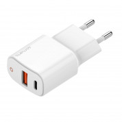 4smarts Wall Charger DoublePort 20W with Quick Charge and PD (white) 5