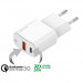 4smarts Wall Charger DoublePort 20W with Quick Charge and PD - захранване за ел. мрежа с USB, USB-C изход и технологии за бързо зареждане (бял) 3