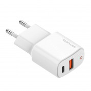 4smarts Wall Charger DoublePort 20W with Quick Charge and PD (white) 4