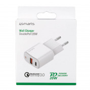 4smarts Wall Charger DoublePort 20W with Quick Charge and PD (white) 7