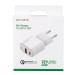 4smarts Wall Charger DoublePort 20W with Quick Charge and PD - захранване за ел. мрежа с USB, USB-C изход и технологии за бързо зареждане (бял) 8