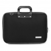 Bombata Mediobombata Nylon - текстилна чанта с презрамка за MacBook Pro 13, Air 13 и лаптопи до 14 инча (черен)