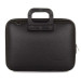 Bombata Mediobombata Allblack - кожена чанта с презрамка за MacBook Pro 13, Air 13 и лаптопи до 14 инча (черен) 1