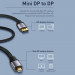 Baseus Enjoyment Series Mini Display Port Male to Display Male Cable (CAKSX-P0G) - двупосочен Mini DisplayPort към Display Port кабел (300 см) (тъмносив) 7