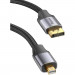 Baseus Enjoyment Series Mini Display Port Male to Display Male Cable (CAKSX-P0G) - двупосочен Mini DisplayPort към Display Port кабел (300 см) (тъмносив) 3