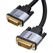 Baseus Enjoyment Series DVI Male To DVI Male Cable (CAKSX-S0G) (300 cm) (black) 1