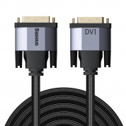 Baseus Enjoyment Series DVI Male To DVI Male Cable (CAKSX-S0G) - DVI към DVI кабел (300 см) (черен)
