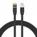 Baseus High Speed Six types of RJ45 Gigabit Flat Network Cable (PCWL-E01)- плосък Gigabit Ethernet RJ45 Cat 6 кабел (8 м) (черен) 1