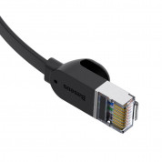 Baseus High Speed Six types of RJ45 Gigabit Flat Network Cable (PCWL-E01)- плосък Gigabit Ethernet RJ45 Cat 6 кабел (8 м) (черен) 2