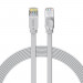 Baseus High Speed Six types of RJ45 Gigabit Flat Network Cable (PCWL-E0G) - плосък Gigabit Ethernet RJ45 Cat 6 кабел (8 м) (сив) 1
