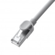Baseus High Speed Six types of RJ45 Gigabit Round Network Cable (PCWL-I0G) - кръгъл Gigabit Ethernet RJ45 Cat 6 кабел (5 м) (сив) 2
