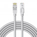 Baseus High Speed Six types of RJ45 Gigabit Round Network Cable (PCWL-I0G) - кръгъл Gigabit Ethernet RJ45 Cat 6 кабел (5 м) (сив) 1