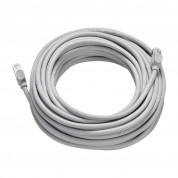 Baseus High Speed Six types of RJ45 Gigabit Round Network Cable (PCWL-K0G) - кръгъл Gigabit Ethernet RJ45 Cat 6 кабел (15 м) (сив)