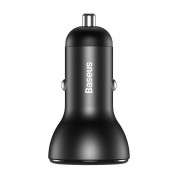 Baseus Digital Display PPS Dual Quick Car Charger 45W (CCBX-C0G) (gray) 4