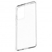 Spigen Liquid Crystal Case - тънък силиконов (TPU) калъф за Samsung Galaxy S21 Ultra (прозрачен)  3