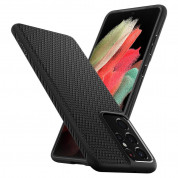 Spigen Liquid Air Case for Samsung Galaxy S21 Ultra (black) 8