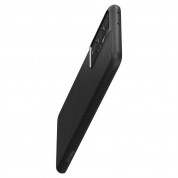 Spigen Liquid Air Case - силиконов (TPU) калъф с висока степен на защита за Samsung Galaxy S21 Ultra (черен) 9