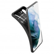 Spigen Liquid Air Case - силиконов (TPU) калъф с висока степен на защита за Samsung Galaxy S21 Plus (черен) 4