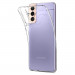 Spigen Liquid Crystal Case - тънък силиконов (TPU) калъф за Samsung Galaxy S21 (прозрачен) 4