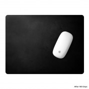 Nomad Mousepad Leather - дизайнерски кожен (естествена кожа) пад за мишка (16 инча) (черен) 6