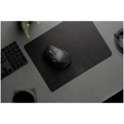 Nomad Mousepad Leather - дизайнерски кожен (естествена кожа) пад за мишка (16 инча) (черен) 7