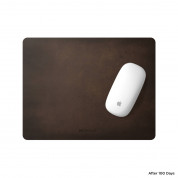 Nomad Mousepad Leather - дизайнерски кожен (естествена кожа) пад за мишка (13 инча) (кафяв) 6