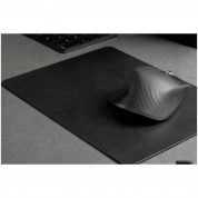 Nomad Mousepad Leather - дизайнерски кожен (естествена кожа) пад за мишка (13 инча) (черен) 6