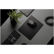 Nomad Mousepad Leather - дизайнерски кожен (естествена кожа) пад за мишка (13 инча) (черен) 9