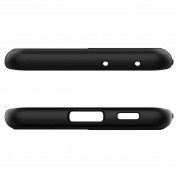 Spigen Rugged Armor Case - тънък качествен силиконов (TPU) калъф за Samsung Galaxy S21 Ultra (черен) 6