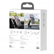 Baseus 5in1 Vehicle Bracket Wireless Charger 10W (WXHW01-B0S) - поставка за радиатора и таблото на кола с безжично зареждане за Qi съвместими смартфони (черен-сребрист) 13