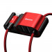 Baseus Special Data Cable for Backseat (Lightning + USB) (CALHZ-09)- USB кабел с Lightning конектор и 2xUSB-A порта (150 см) (червен) 2