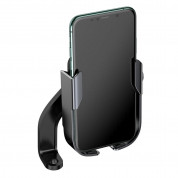 Baseus Armor Motorcycle Phone Holder (SUKJA-01) - универсална поставка за колело и мотоциклет за мобилни телефони (черен) 2