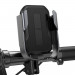 Baseus Armor Motorcycle Phone Holder (SUKJA-01) - универсална поставка за колело и мотоциклет за мобилни телефони (черен) 4