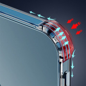 Tel Protect Clear Magnetic Case MagSafe - хибриден удароустойчив кейс с MagSafe за iPhone 12, iPhone 12 Pro (прозрачен)  8