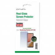 4smarts Second Glass Essential - калено стъклено защитно покритие за дисплея на Samsung Galaxy A72 5G (прозрачен) 1