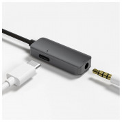 4smarts Active Audio and Charging Splitter USB-C to USB-C and 3.5mm AUX Angled SoundSplit - активен адаптер USB-C към 3.5 мм. и USB-C изход (13.5см) (черен) 6